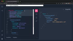 Use variables in GraphQL mutations in Magento