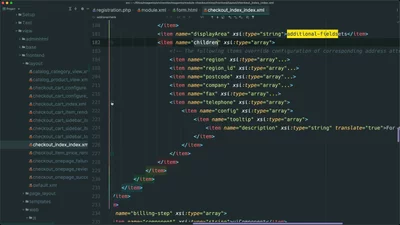 Determine the position of shipping address checkout fields
