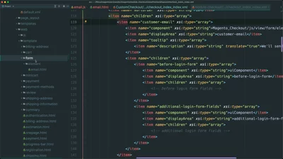 Move a component to another checkout step