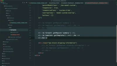 Move a component to another checkout region