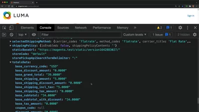 Understand window.checkoutConfig and whether it is good practice