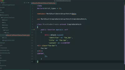 Install a CMS block programmatically