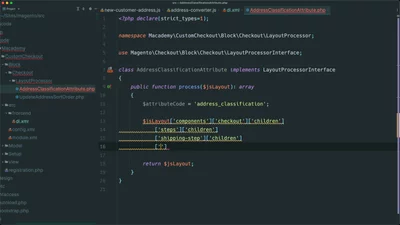 Scope a shipping address attribute as a custom attribute
