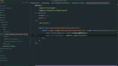 Add a new frontend attribute as a shipping address extension attribute