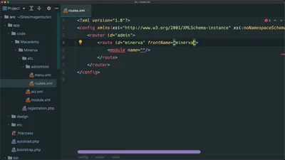 Create an admin route