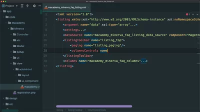 Add paging, column toggles, and stickiness to an admin grid