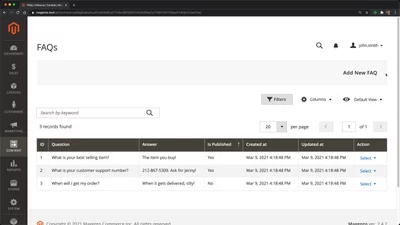 Add a primary action button to an admin grid
