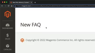 Render an admin form UI component with page layout XML