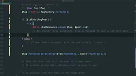 Implement the admin form save action logic in Magento