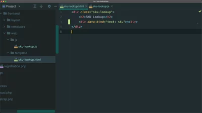 Bind and display text within a Knockout.js template