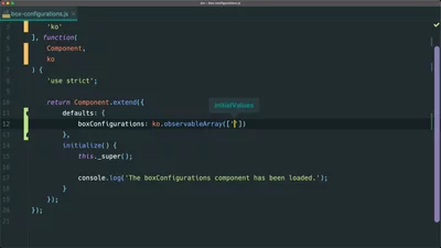 Create a Knockout.js observable array