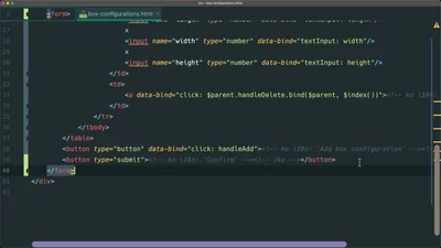 Create a Knockout.js submit event handler