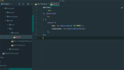 Share data between multiple Knockout.js templates with external state
