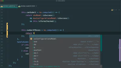 Use reduce within a Knockout.js computed function