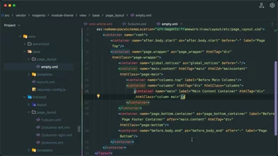 Create a new custom page layout