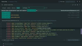 Find elements within a layout using inspection in Magento