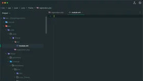 Create a theme module in Magento