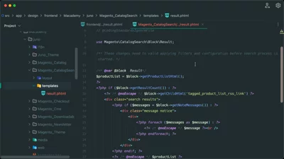 Override an existing template file