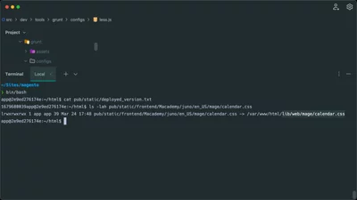 Use Grunt commands