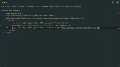 Include an external CSS file