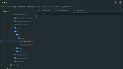 Customize LESS variables
