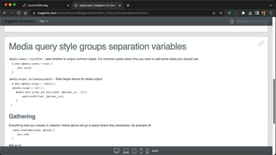 Understand responsive design and media queries