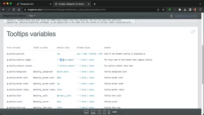 Implement a UI Library element with a mixin